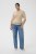 Kaffe Curve Lizzy Contrast Knitted Polo Feather Grey Melange - Pikéer - 