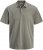 Jack & Jones Blaze Short Sleeve Polo Grey - Pikétröjor - Stora pikétröjor - 2XL-8XL