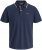 Jack & Jones Blaze Short Sleeve Polo Navy - Pikétröjor - Stora pikétröjor - 2XL-8XL