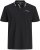 Jack & Jones Blaze Short Sleeve Polo Black - Pikétröjor - Stora pikétröjor - 2XL-8XL
