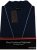 Espionage PJ091 Lightweight Bathrobe Navy - Morgonrockar/badrockar/handdukar - Morgonrockar/badrockar för herrar i stora storlekar