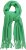 Ulla Popken Trendy Boucle Yarn Fringe Knit Scarf Green - Accessoarer - 