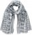 Ulla Popken Striped Statement Scarf Grey - Accessoarer - 