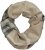 Ulla Popken Plaid Infinity Scarf Brown - Accessoarer - 