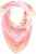 Ulla Popken Square Tie Dye Scarf Light Pink - Accessoarer - 