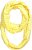 Ulla Popken Striped Infinity Scarf Lemon Yellow - Accessoarer - 
