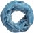 Ulla Popken Patterned Infinity Scarf Blue - Accessoarer - 