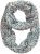 Ulla Popken Ditsy Floral Infinity Scarf Off-White - Accessoarer - 