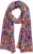 Ulla Popken Pepper Print Scarf Coral - Accessoarer - 