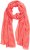Ulla Popken Lightweight Scarf Coral Pink - Accessoarer - 