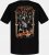 JP1880 KISS Retro Graphic Comfort Fit Band T-Shirt Black - T-shirts - Stora T-shirts - 2XL-14XL