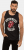 JP1880 Rolling Stones Graphic Band Tank Top Black - T-shirts - Stora T-shirts - 2XL-14XL