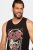 JP1880 AC/DC Graphic Band Tank Top Black - T-shirts - Stora T-shirts - 2XL-14XL