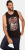 JP1880 AC/DC Graphic Band Tank Top Black - T-shirts - Stora T-shirts - 2XL-14XL