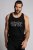 JP1880 AC/DC Graphic Comfort Fit Band Tank Top Black - T-shirts - Stora T-shirts - 2XL-14XL