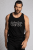 JP1880 AC/DC Graphic Comfort Fit Band Tank Top Black - T-shirts - Stora T-shirts - 2XL-14XL