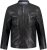 JP1880 Biker Style Leather Jacket Black - Jackor - Stora jackor - 2XL-12XL