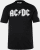 JP1880 AC/DC Classic Logo Band T-Shirt Black - T-shirts - Stora T-shirts - 2XL-14XL