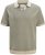 Jack & Jones Ceaston Knit Short Sleeve Sweater Vetiver - Tröjor & hoodies - Stora hoodies & tröjor - 2XL-14XL