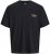 Jack & Jones Botaniq Crew Neck T-Shirt Black - T-shirts - Stora T-shirts - 2XL-14XL