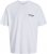 Jack & Jones Botaniq Crew Neck T-Shirt Bright White - T-shirts - Stora T-shirts - 2XL-14XL