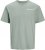 Jack & Jones Hawaii Crew Neck T-Shirt Iceberg Green - T-shirts - Stora T-shirts - 2XL-14XL