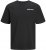 Jack & Jones Hawaii Crew Neck T-Shirt Black - T-shirts - Stora T-shirts - 2XL-14XL
