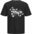 Jack & Jones Hawaii Crew Neck T-Shirt Black - T-shirts - Stora T-shirts - 2XL-14XL