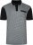 Kam Jeans 5518 Smart Mini Geo-Print Polo Black - Pikétröjor - Stora pikétröjor - 2XL-8XL