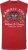 Kam Jeans 5763 Hawaii Surf Vest Sleeveless T-Shirt Washed Red - T-shirts - Stora T-shirts - 2XL-14XL