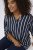 Kaffe Curve Sida Blus Randig Marinblå / Chalk - Blusar & tunikor - 