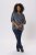 Kaffe Curve Sida Blus Randig Marinblå / Chalk - Blusar & tunikor - 