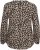 Kaffe Curve Mirta Tilly Blus Leopardmönster - Blusar & tunikor - 