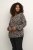 Kaffe Curve Mirta Tilly Blus Leopardmönster - Blusar & tunikor - 
