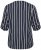 Kaffe Curve Sida Blus Randig Marinblå / Chalk - Blusar & tunikor - 