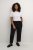 Kaffe Curve Sakira Croppade Byxor Svart - Jeans & Byxor i Stora Storlekar – Plus Size - 