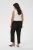 Kaffe Curve Sakira Croppade Byxor Svart - Jeans & Byxor i Stora Storlekar – Plus Size - 