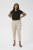 Kaffe Curve Leana Chinobyxor 7/8 Ljusgrå - Jeans & Byxor i Stora Storlekar – Plus Size - 