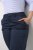Kaffe Curve Leana Chinobyxor 7/8 Djup marinblå - Jeans & Byxor i Stora Storlekar – Plus Size - 