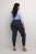 Kaffe Curve Leana Chinobyxor 7/8 Djup marinblå - Jeans & Byxor i Stora Storlekar – Plus Size - 