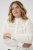 Kaffe Curve Jessa Shirt Long Sleeve White - Skjortblusar - 