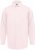 D555 Oliver Fläckavvisande Lättstruken Stretchskjorta med Lång Ärm Rosa - Skjortor - Stora skjortor - 2XL-8XL