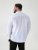 D555 Oliver Fläckavvisande Lättstruken Stretchskjorta med Lång Ärm Vit - Skjortor - Stora skjortor - 2XL-8XL