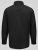 D555 Oliver Fläckavvisande Lättstruken Stretchskjorta med Lång Ärm Svart - Skjortor - Stora skjortor - 2XL-8XL