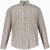 JP1880 Long Sleeve Check Print Traditional Shirt Brown - Skjortor - Stora skjortor - 2XL-8XL