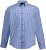 JP1880 Shirt Traditional Checked Long Sleeve Blue - Skjortor - Stora skjortor - 2XL-8XL