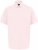 D555 Lucas Fläckavvisande Lättstruken Stretchskjorta med Kort Ärm Rosa - Skjortor - Stora skjortor - 2XL-8XL