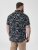 D555 Rick Geometric Print Short Sleeve Shirt Navy - Skjortor - Stora skjortor - 2XL-8XL