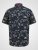 D555 Rick Geometric Print Short Sleeve Shirt Navy - Skjortor - Stora skjortor - 2XL-8XL