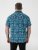 D555 Hawkins Printed Cuban Collar Resort Short Sleeve Shirt Teal - Skjortor - Stora skjortor - 2XL-8XL